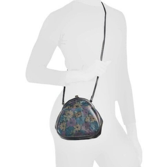 NWT Patricia Nash Peruvian Painting Leather Portafina Crossbody in Gift Box - Picture 3 of 7